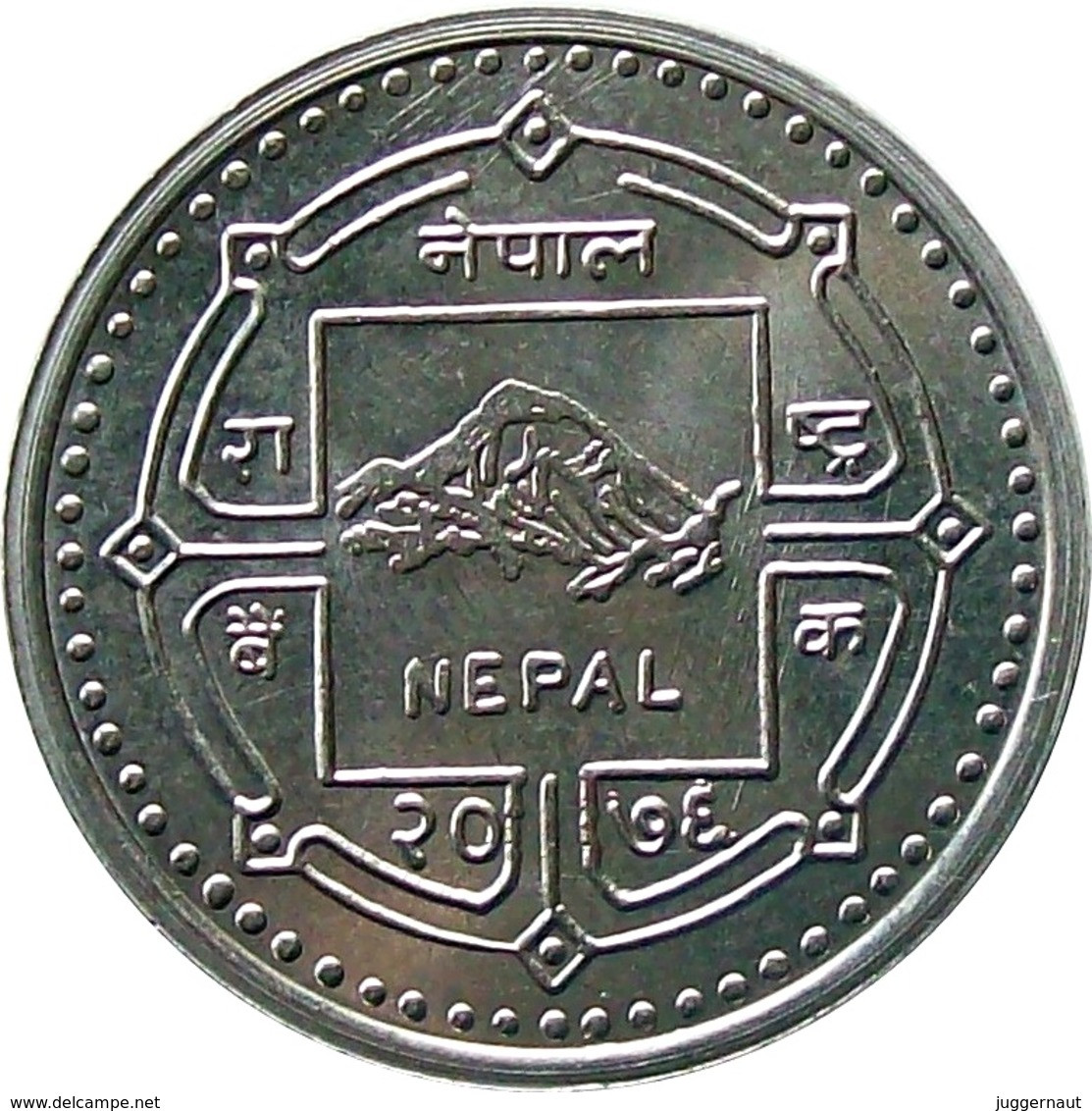 Guru Nanak 550th Gurupurab Rs.100 Commemorative Coin 2019 Nepal UNC - Nepal