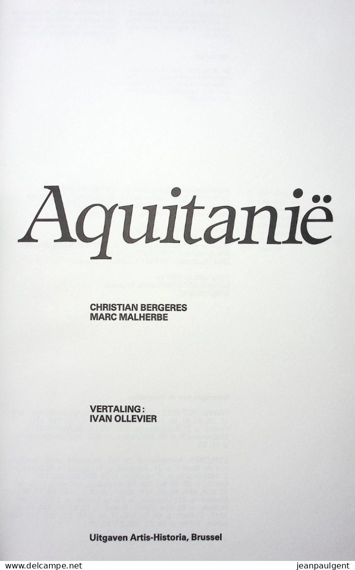 Christian Bergeres En Marc Malherbe - Aquitanië - Geographie