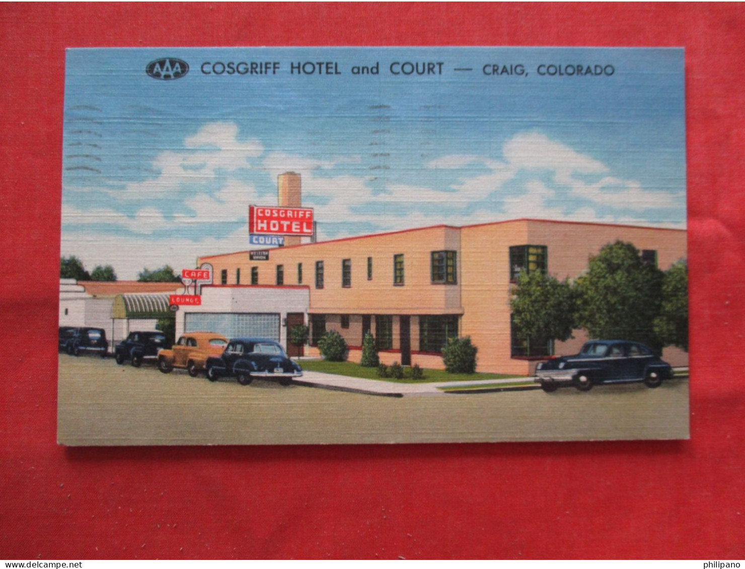 Cosgriff Hotel & Court. Craig.  Colorado    Ref 6298 - Autres & Non Classés