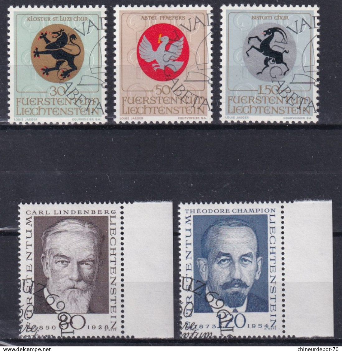 Liechtenstein 1969 Oblitérés - Gebruikt