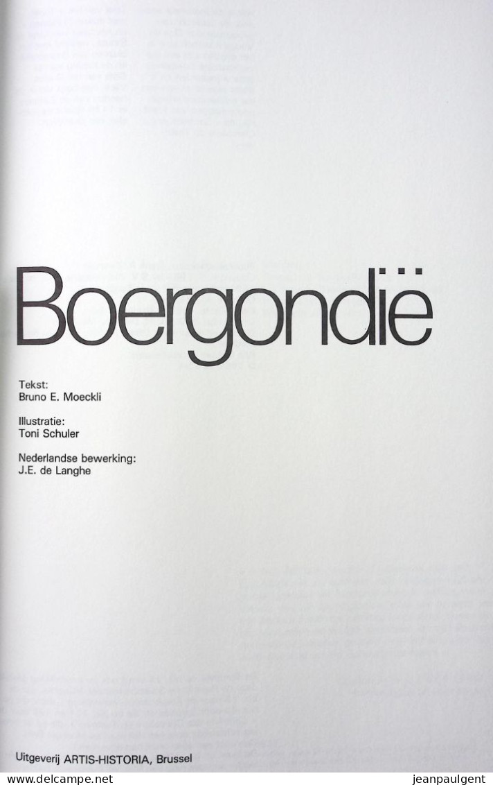 Bruno E. Moeckli - Boergondië - Géographie