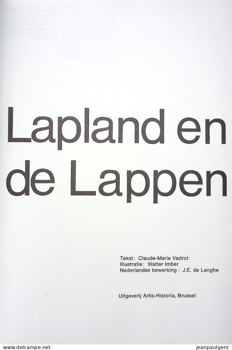 Claude-Marie Vadrot - Lapland En De Lappen - Géographie