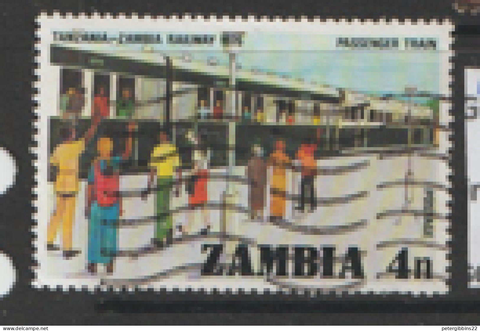 Znmbia  1976  SG  253  Passenger Train   Fine Used - Zambia (1965-...)