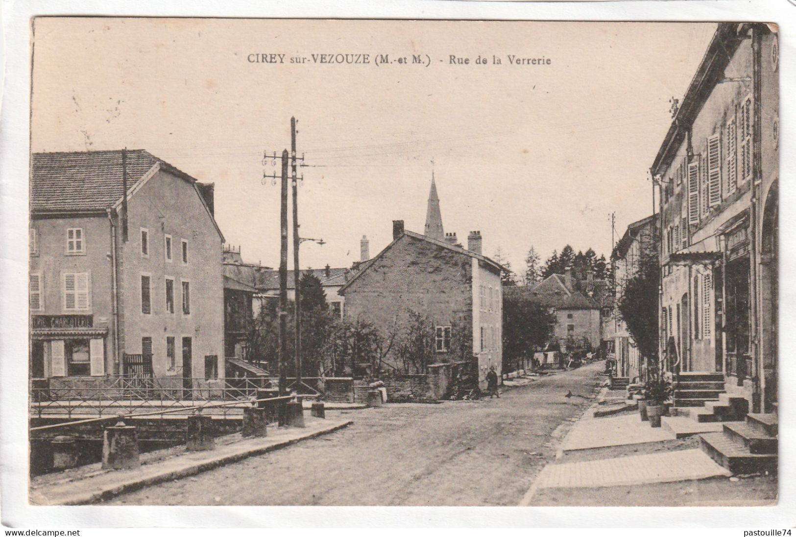 CPA :  14 X 9  -  CIREY-sur-VEZOUZE  -  Rue De La Verrerie - Cirey Sur Vezouze