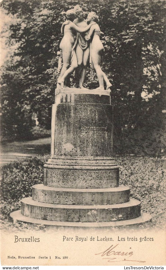 BELGIQUE - Bruxelles - Parc Royal De Laeken - Les Trois Grâces - Carte Postale Ancienne - Laeken