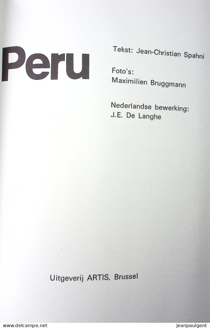 Jean-Christian Spahni - Peru - Geographie