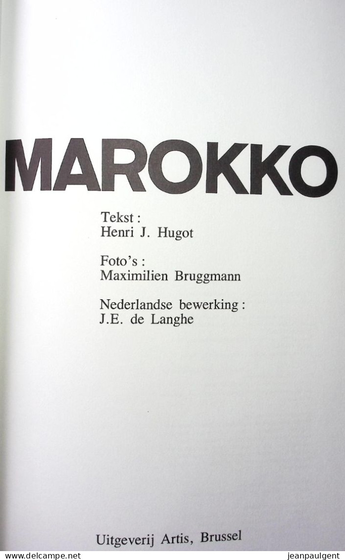 Henri J. Hugot - Marokko - Géographie