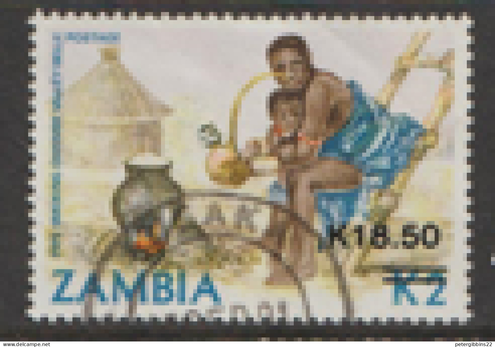 Zambia  1989  SG  584  Pipe Smoking     Fine Used - Zambia (1965-...)