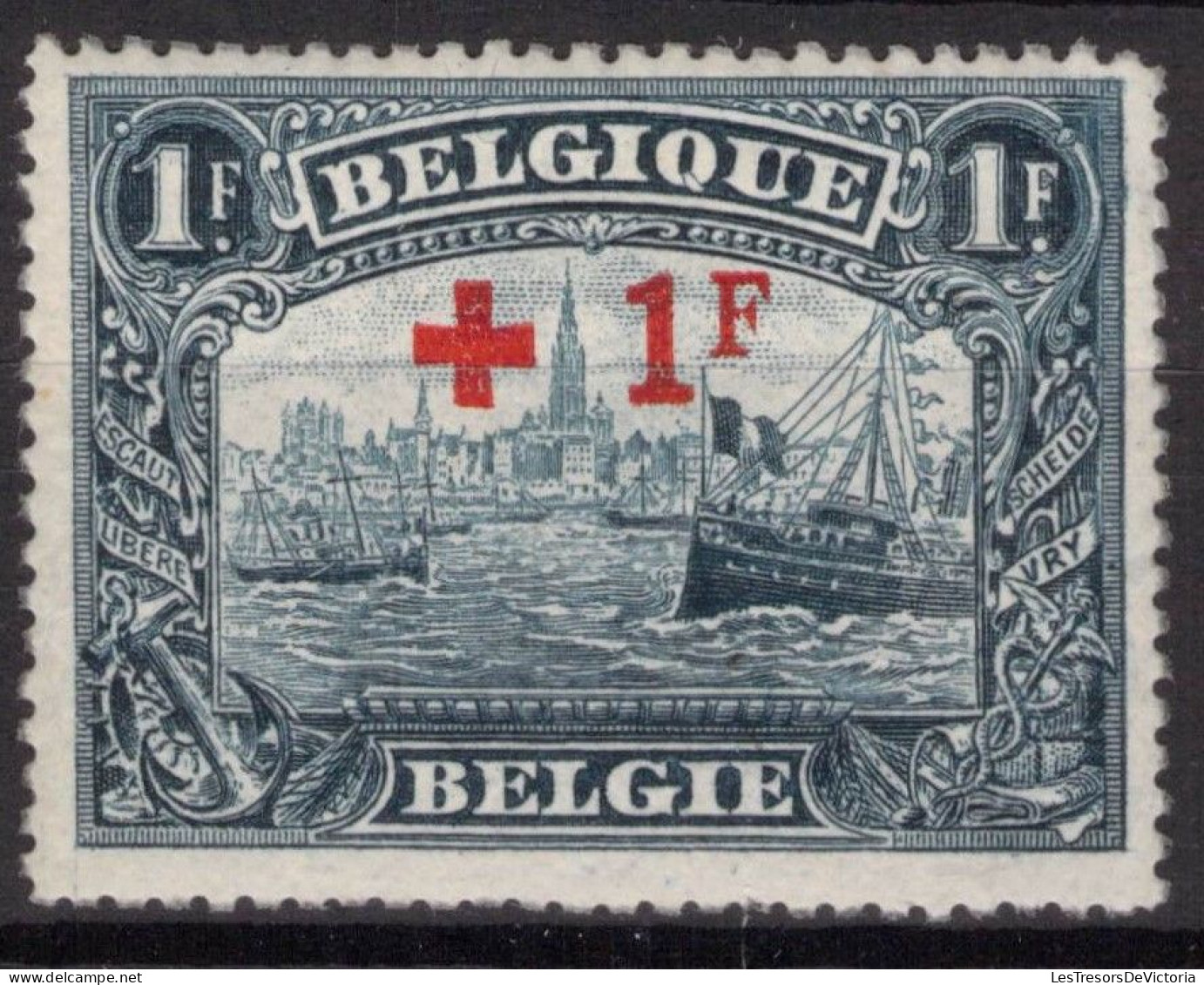 Timbre - Belgique - COB 160**MNH - Croix Rouge - Cote 125 - 1914-1915 Rode Kruis