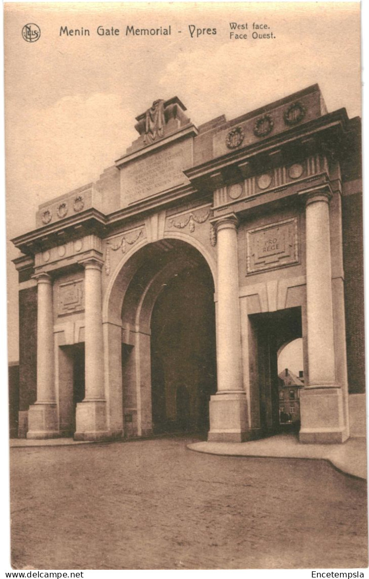 CPA Carte Postale Belgique Ypres  Menin Gate Memorial Face Ouest  VM76175 - Menen