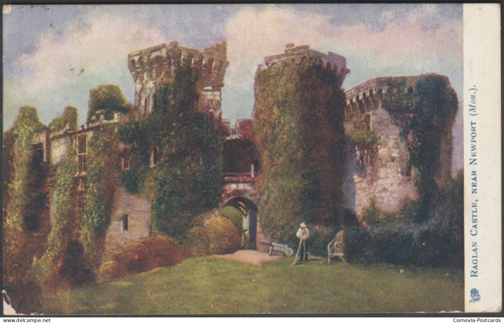 Raglan Castle, Near Newport, Monmouthshire, 1904 - Tuck's Oilette Postcard - Monmouthshire