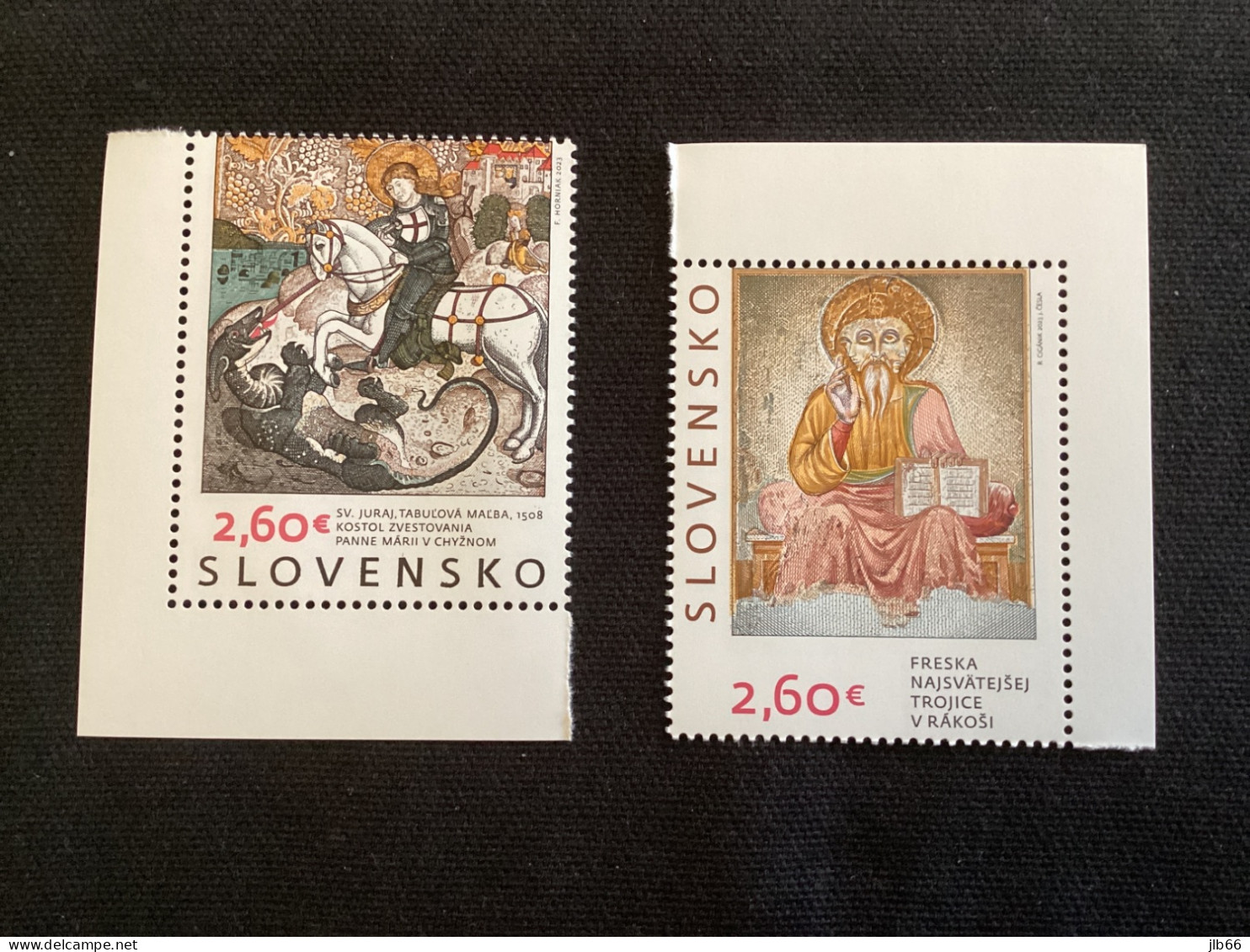 SK 2023 Pofis 805/806 ** Art La Route Gothique - Unused Stamps