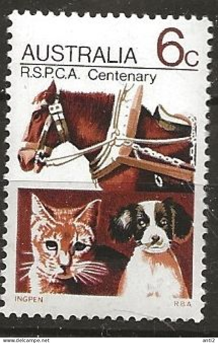 Australia 1971 Animals, Horse, Cat, Dog MI  468 MNH - Neufs