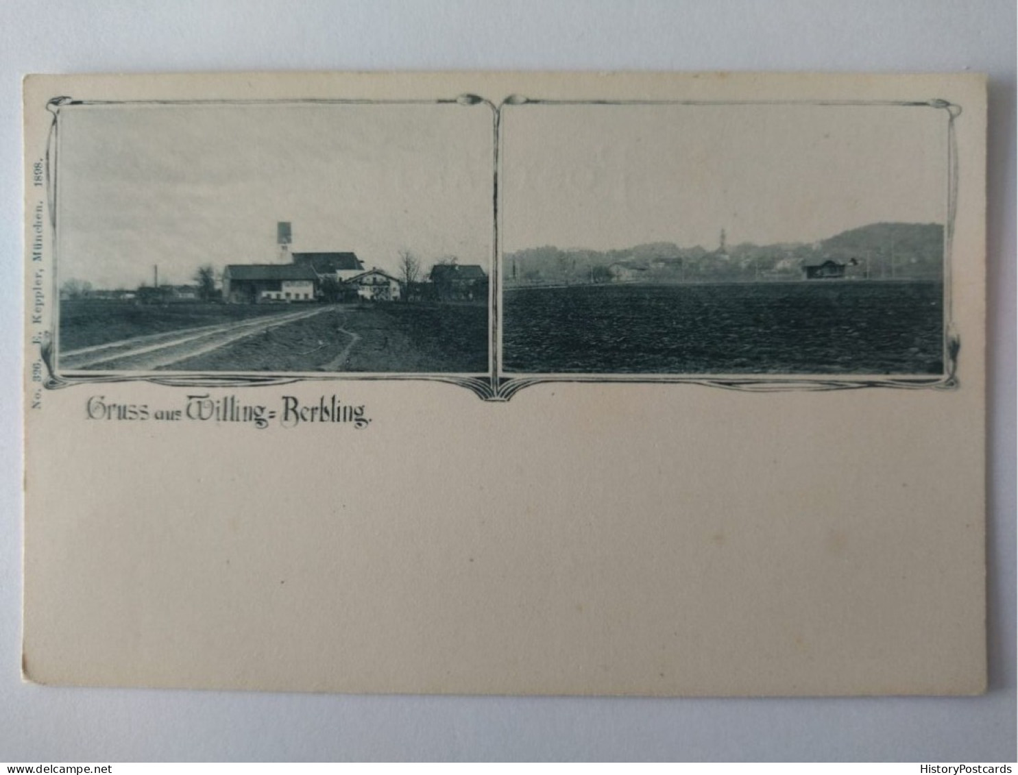 Gruss Aus Willing-Berbling , Bad Aibling, 1898 - Bad Aibling