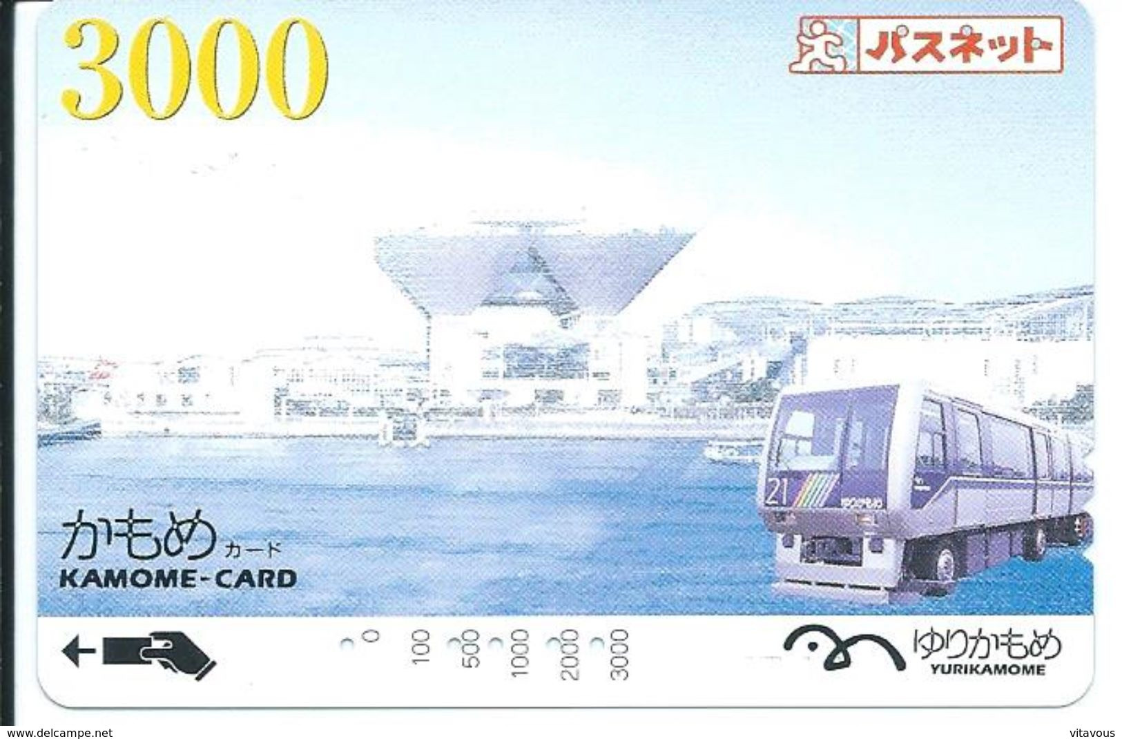 JAPON Train  Carte Prépayée Kart Card  (D.69) - Trains