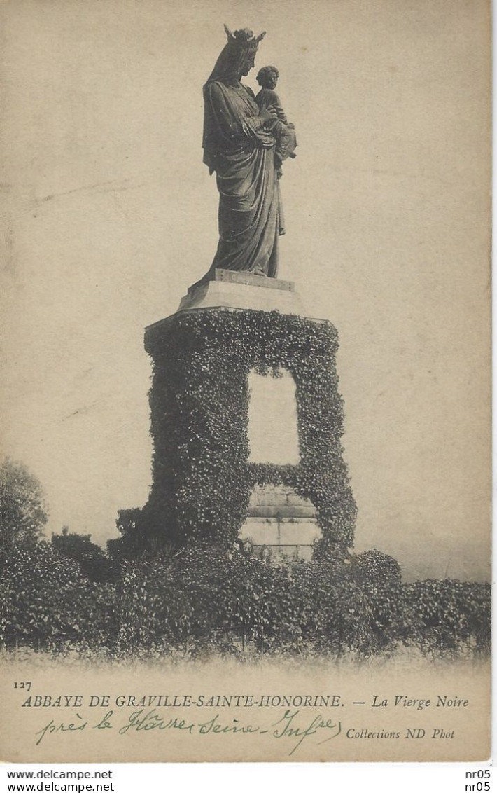 76 - ABBAYE De GRAVILLE SAINTE HONORINE - La Vierge Noire    ( Seine Maritime ) - Graville