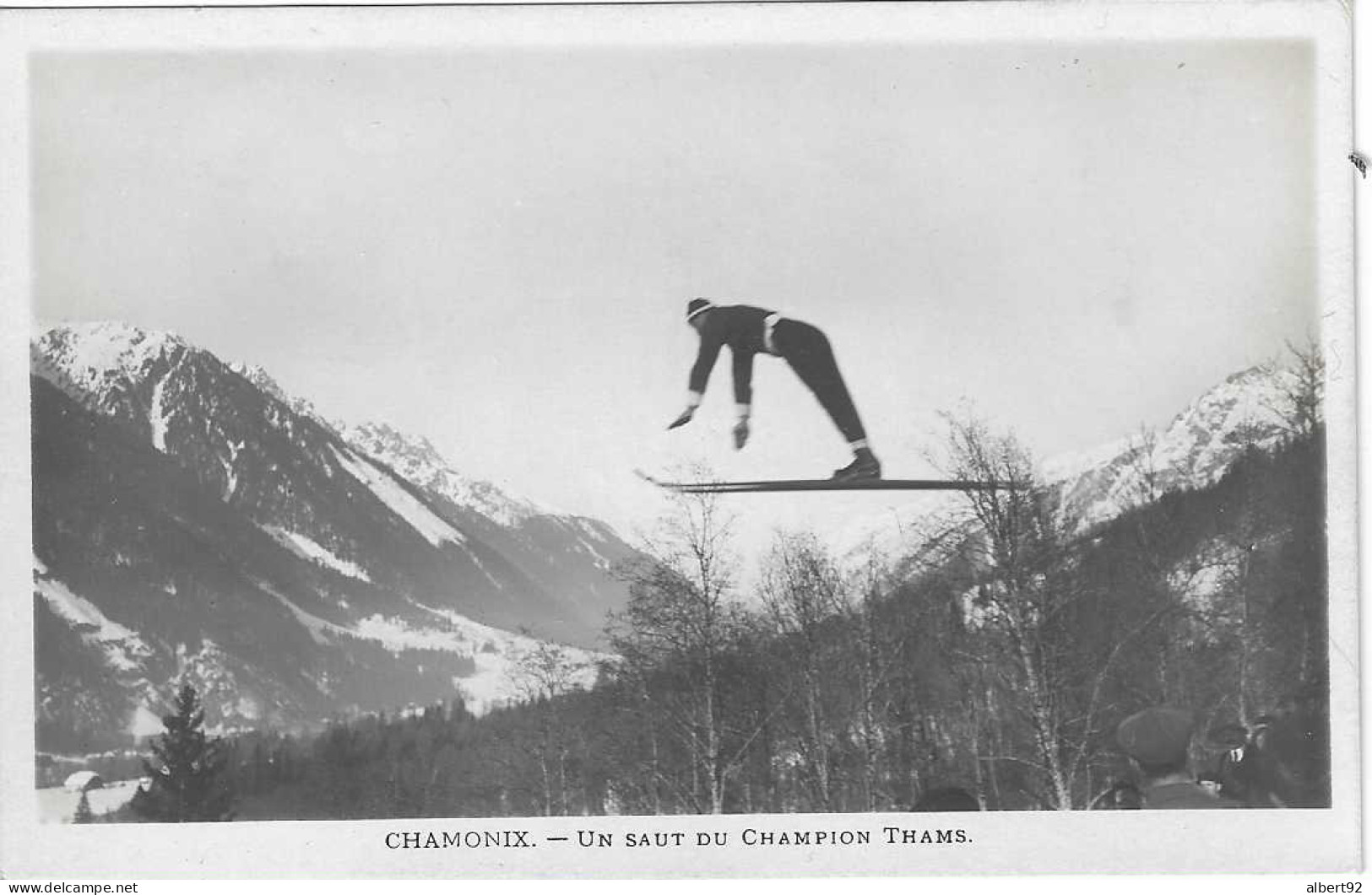 1924 Jeux Olympiques D'hiver De Chamonix:  Jacob Thams Champion Olympique  Du Saut Au Tremplin - Inverno1924: Chamonix