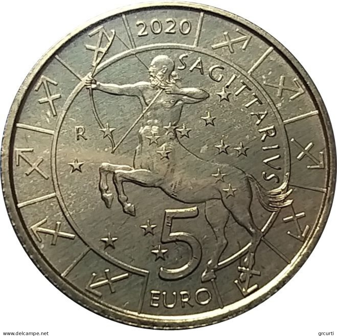 San Marino - 5 Euro 2019÷2021 - Segni dello zodiaco - 12 monete