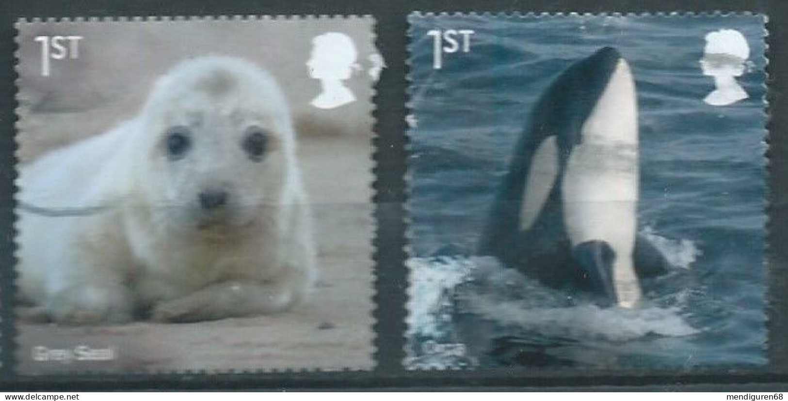 GROSSBRITANNIEN GRANDE BRETAGNE GB 2021 FROM BKLT  WILD COASTS S/A 2V USED SG 4553-4 MI 4811+4 YT 5225-6 SC 4138a+b - Used Stamps