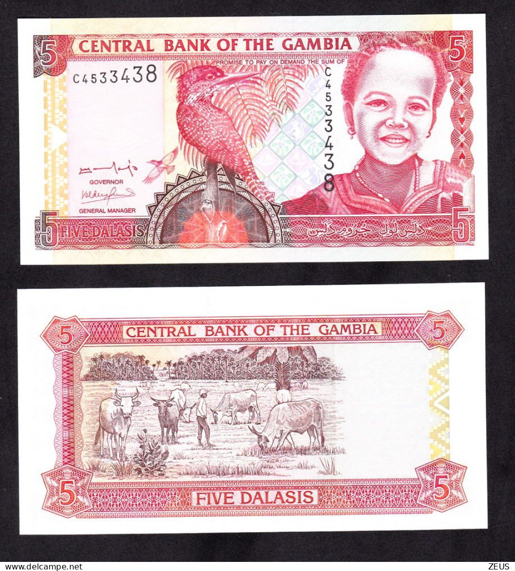 GAMBIA 5 DALASIS 2001  PIK 20A FDS - Gambie