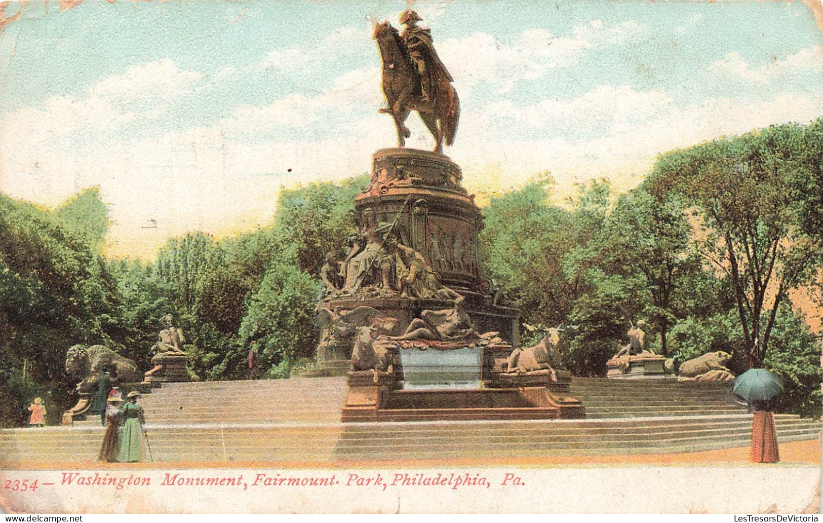 ETATS-UNIS - Washington Monument - Fairmount - Park - Philadelphia - Carte Postale Ancienne - Sonstige & Ohne Zuordnung