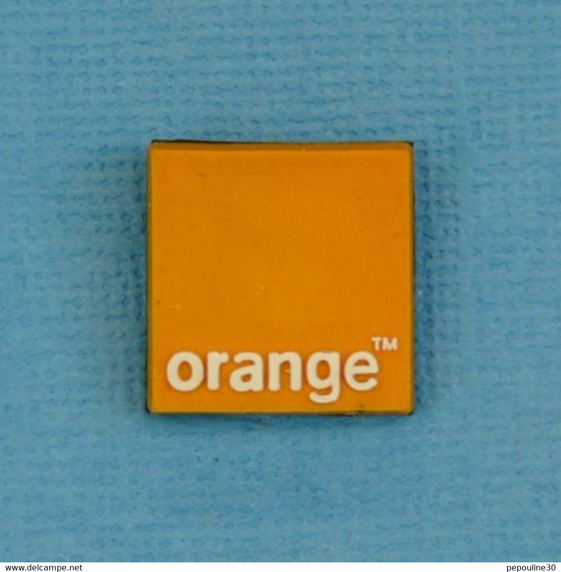 1 PIN'S //  ** ORANGE / SOCIÉTÉ FRANÇAISE DE TÉLÉCOMMUNICATIONS ** - France Télécom