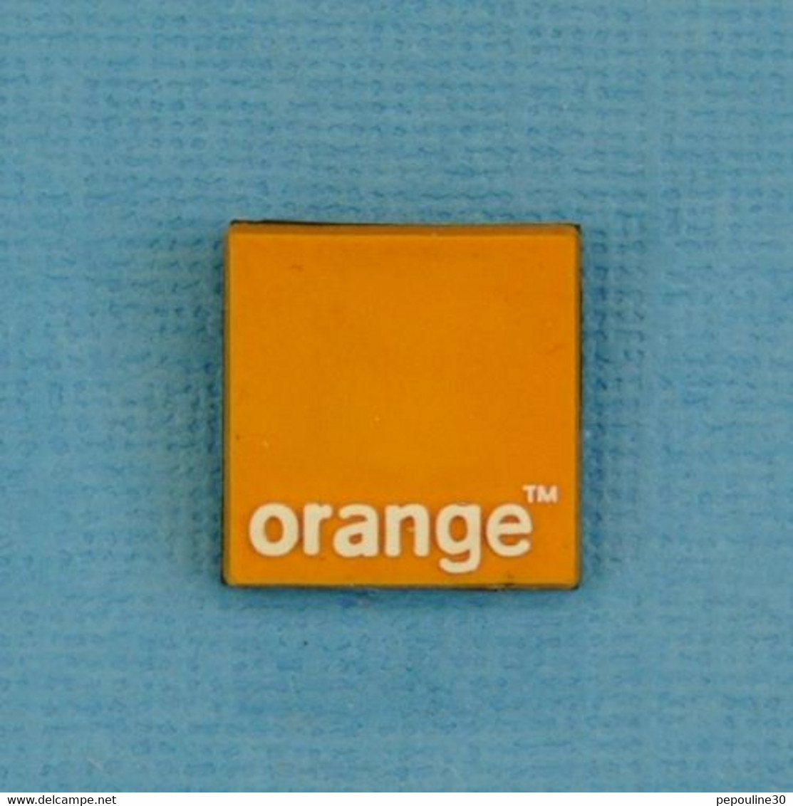 1 PIN'S //  ** ORANGE / SOCIÉTÉ FRANÇAISE DE TÉLÉCOMMUNICATIONS ** - Telecom De Francia