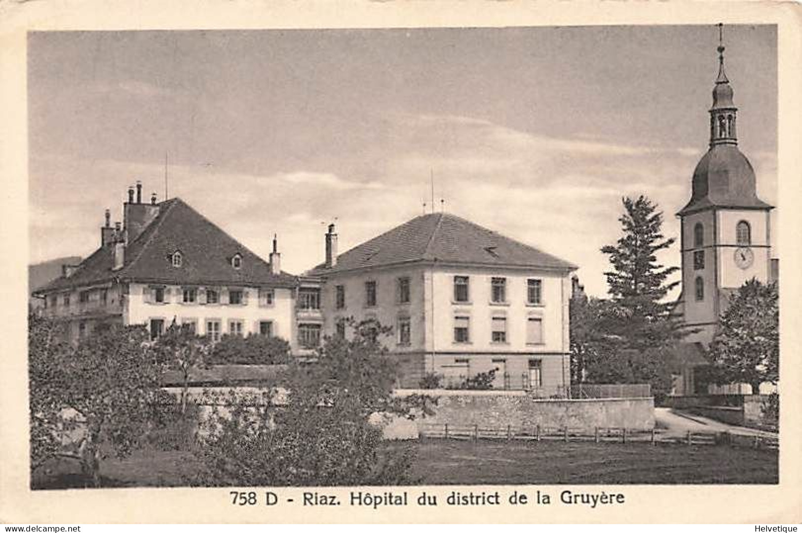 Riaz Hôpital Du District De La Gruyère Morel - Riaz