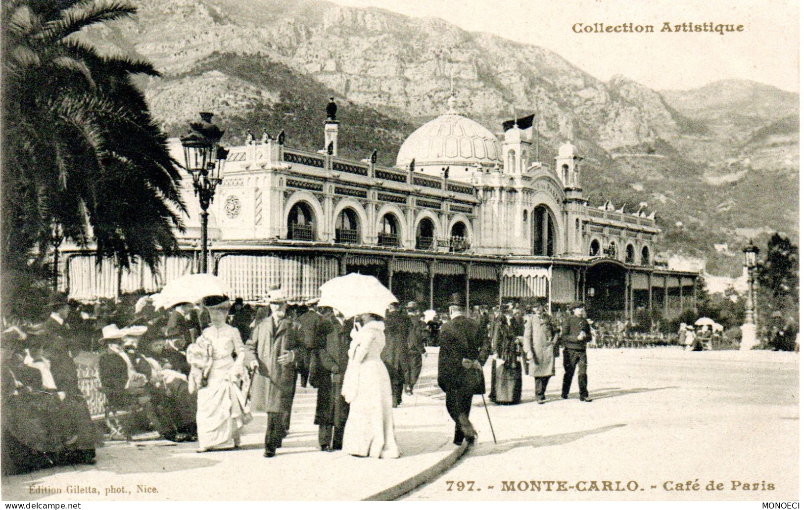 MONACO -- MONTE CARLO --  CPA --  Café De Paris - Cafes & Restaurants