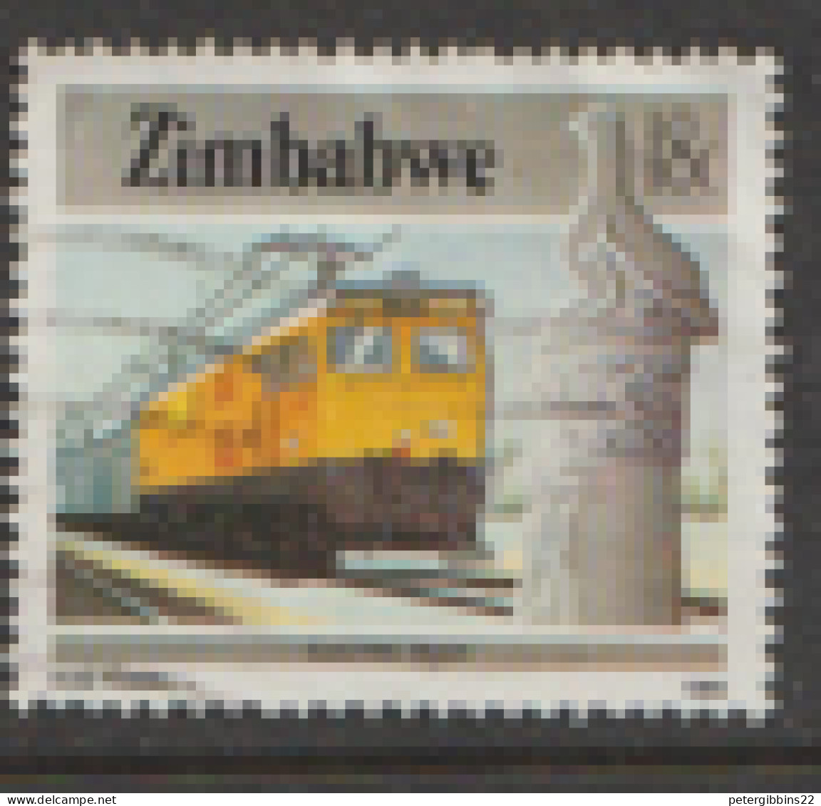 Zimbabwe  1985  SG 669  Locomotive   Fine Used - Zimbabwe (1980-...)