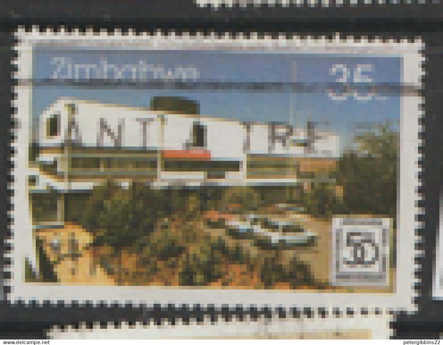 Zimbabwe  1985  SG 684  National Archive Building   Fine Used - Zimbabwe (1980-...)