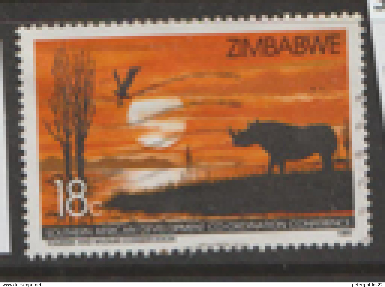 Zimbabwe  1986  SG 694  Tourism    Fine Used - Zimbabwe (1980-...)