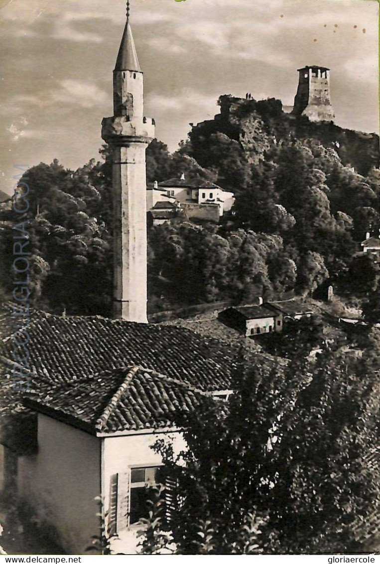 Ae9340 - ALBANIA - VINTAGE POSTCARD -  Cruia, Moschea E Torre Della Cittadella - Albanie
