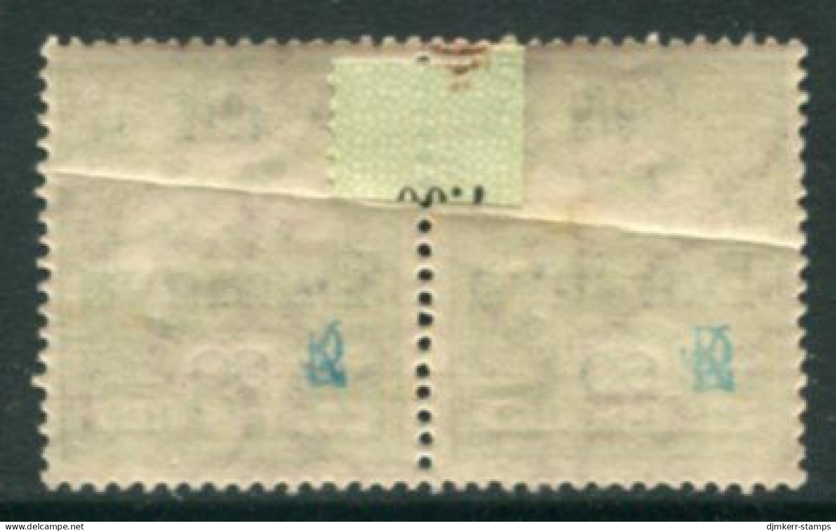 BARANYA Serb Occ. 1919 Turul 60f Normal And Serif Date In Pair MH / *.  Michel 13, SG3, 3b (fault) - Baranya