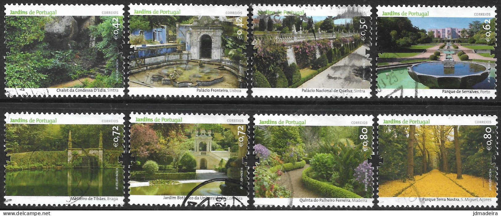Portugal – 2014 Gardens Used Set - Oblitérés