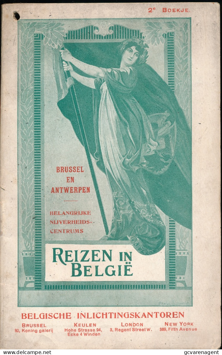 GIDS - REIZEN IN BELGIE - BRUSSEL EN ANTWERPEN =  32 BLZ = 19 X 12 CM       LOOK SCANS - Tourisme