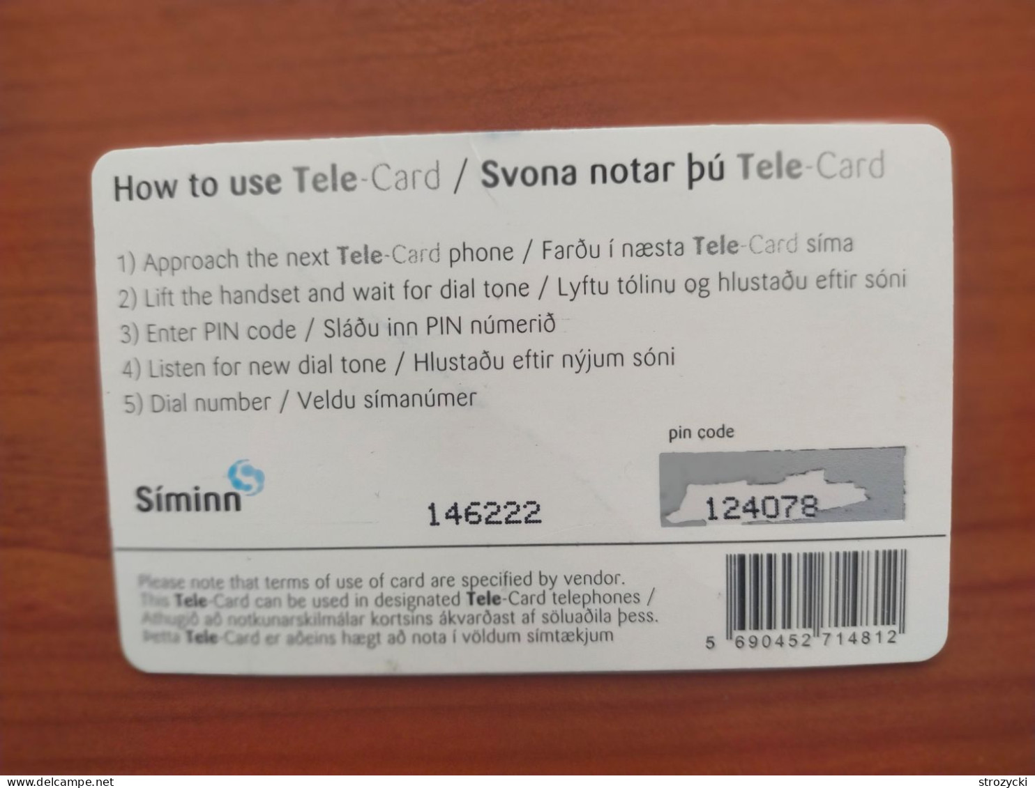 Iceland - Siminn - Tele-Card 2.000 Kr. - Islanda