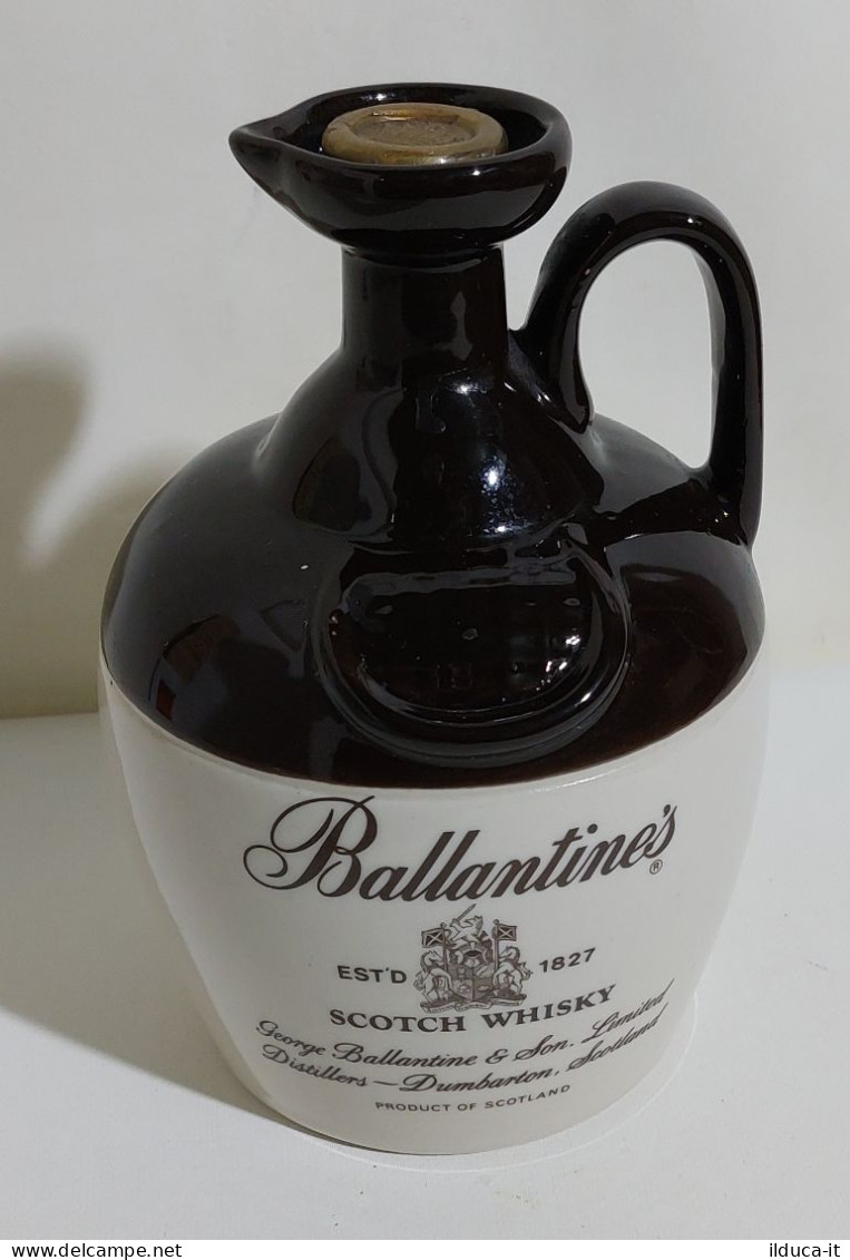 80397 Bottiglia Di Ceramica VUOTA - Ballantine's Scotch Whisky - Cm 18 - Licor Espirituoso