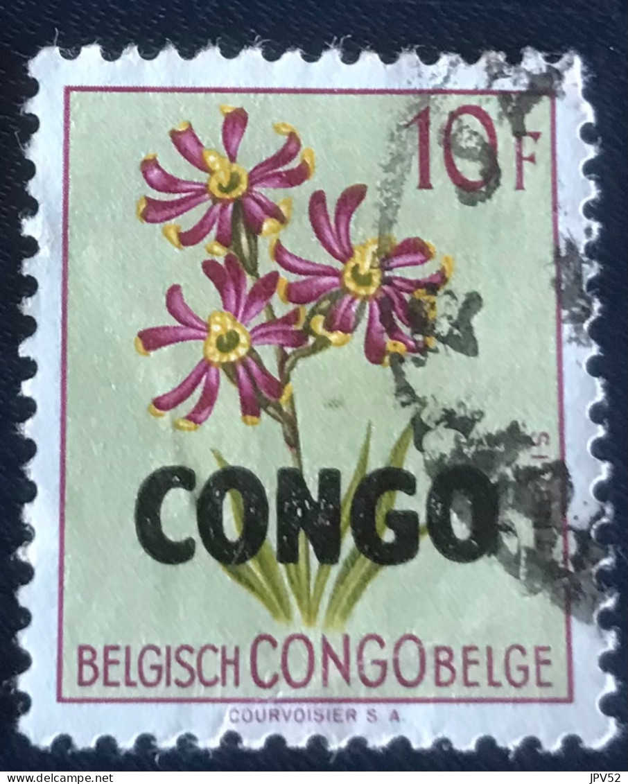 République Du Congo - C3/36 - 1960 - (°)used - Michel 25 - Bloemen - Usati