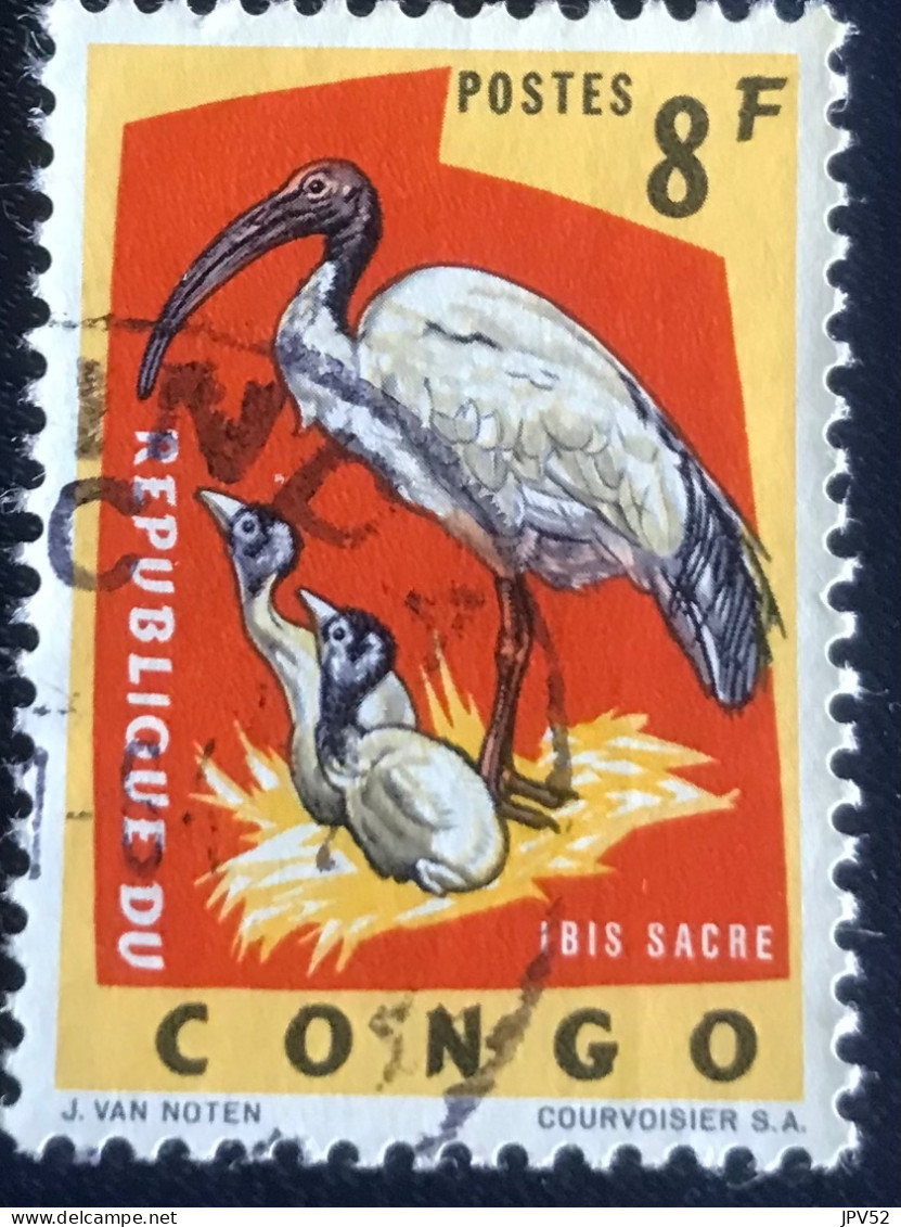 République Du Congo - C3/36 - 1963 - (°)used - Michel 117 - Beschermde Dieren - Usados
