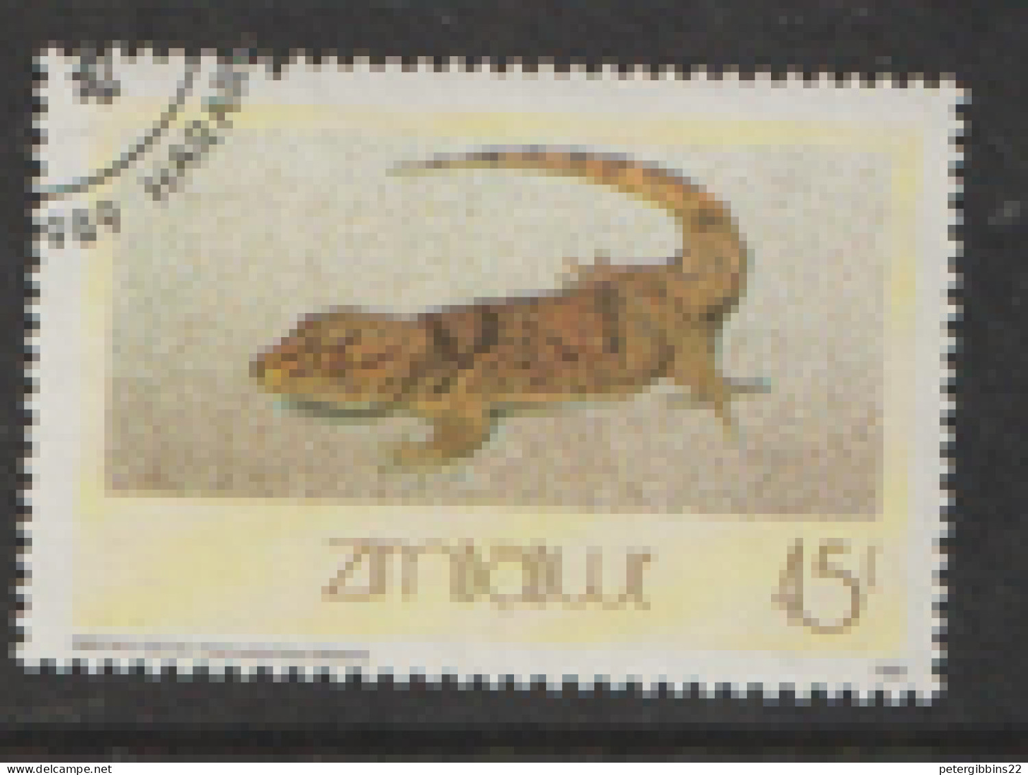 Zimbabwe  1989  SG  749  Geckos     Fine Used - Zimbabwe (1980-...)