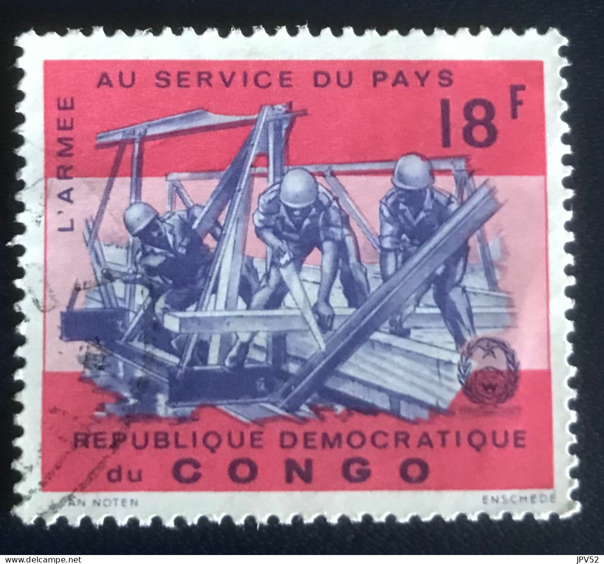 République Démocratique Du Congo - C3/36 - 1966 - (°)used - Michel 278 - Leger In Dienst Van Het Land - Usados