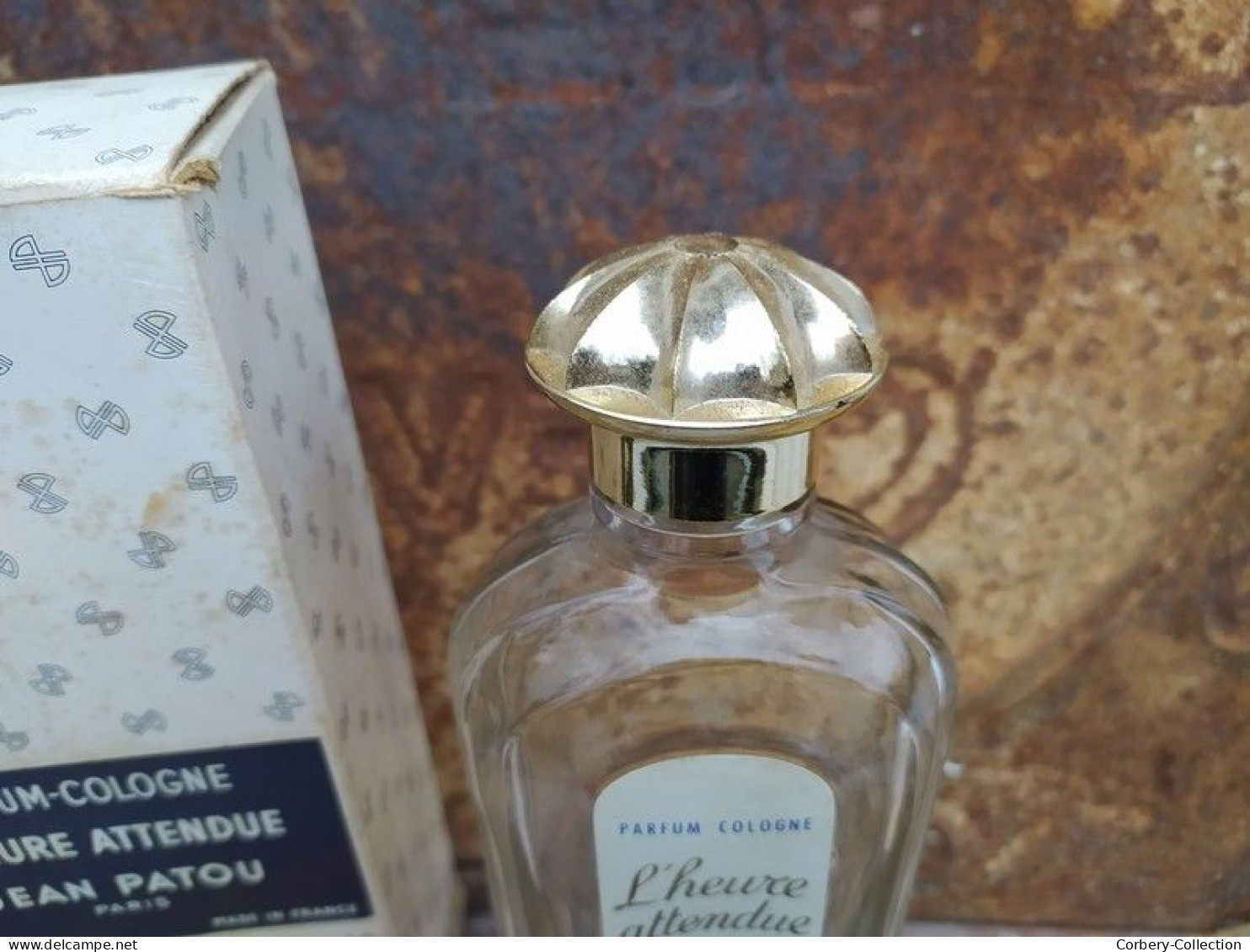Ancien Flacon Parfum Jean Patou Paris L'Heure Attendue - Flesjes (leeg)