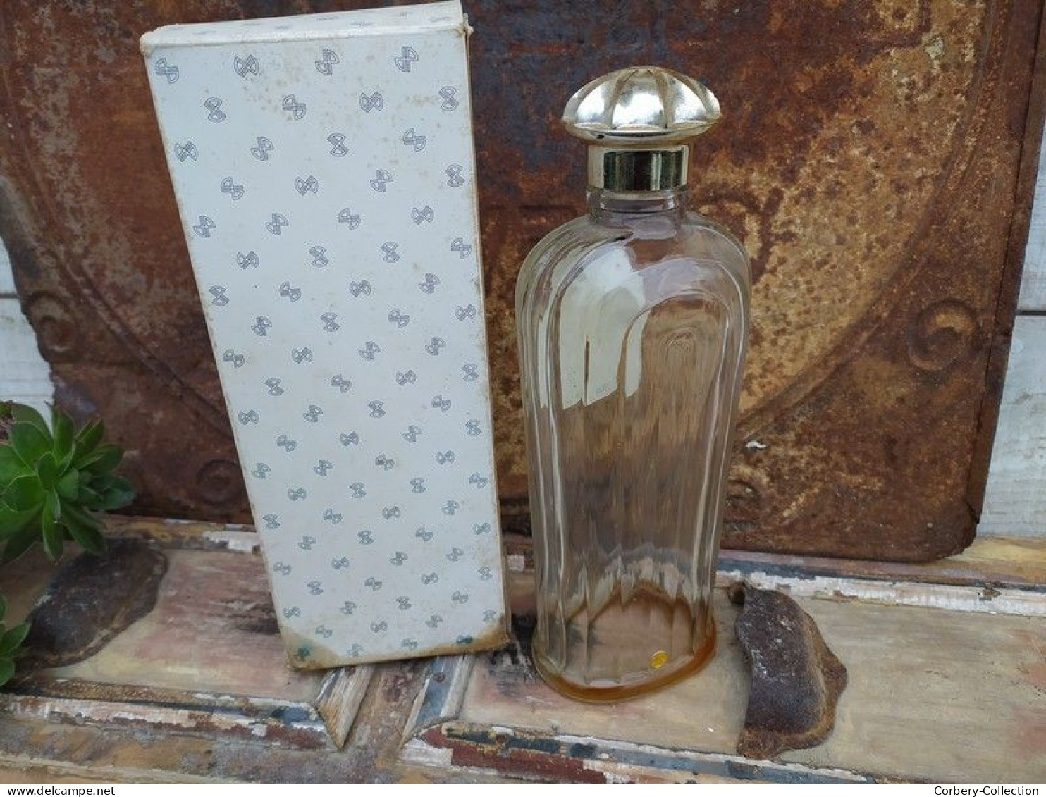 Ancien Flacon Parfum Jean Patou Paris l'Heure Attendue
