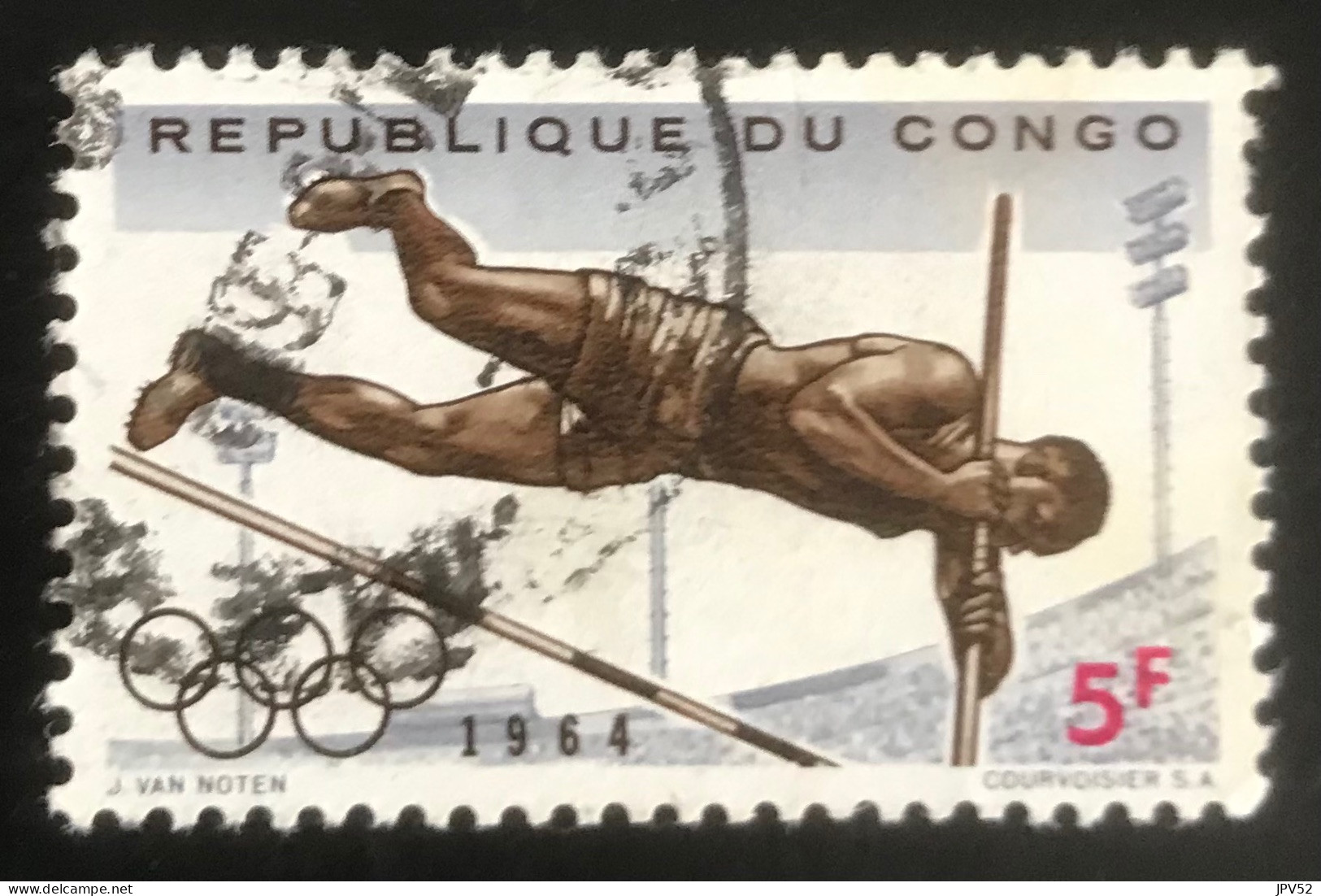 République Du Congo - C3/37 - 1964 - (°)used - Michel 169 - Olympische Spelen - Usados