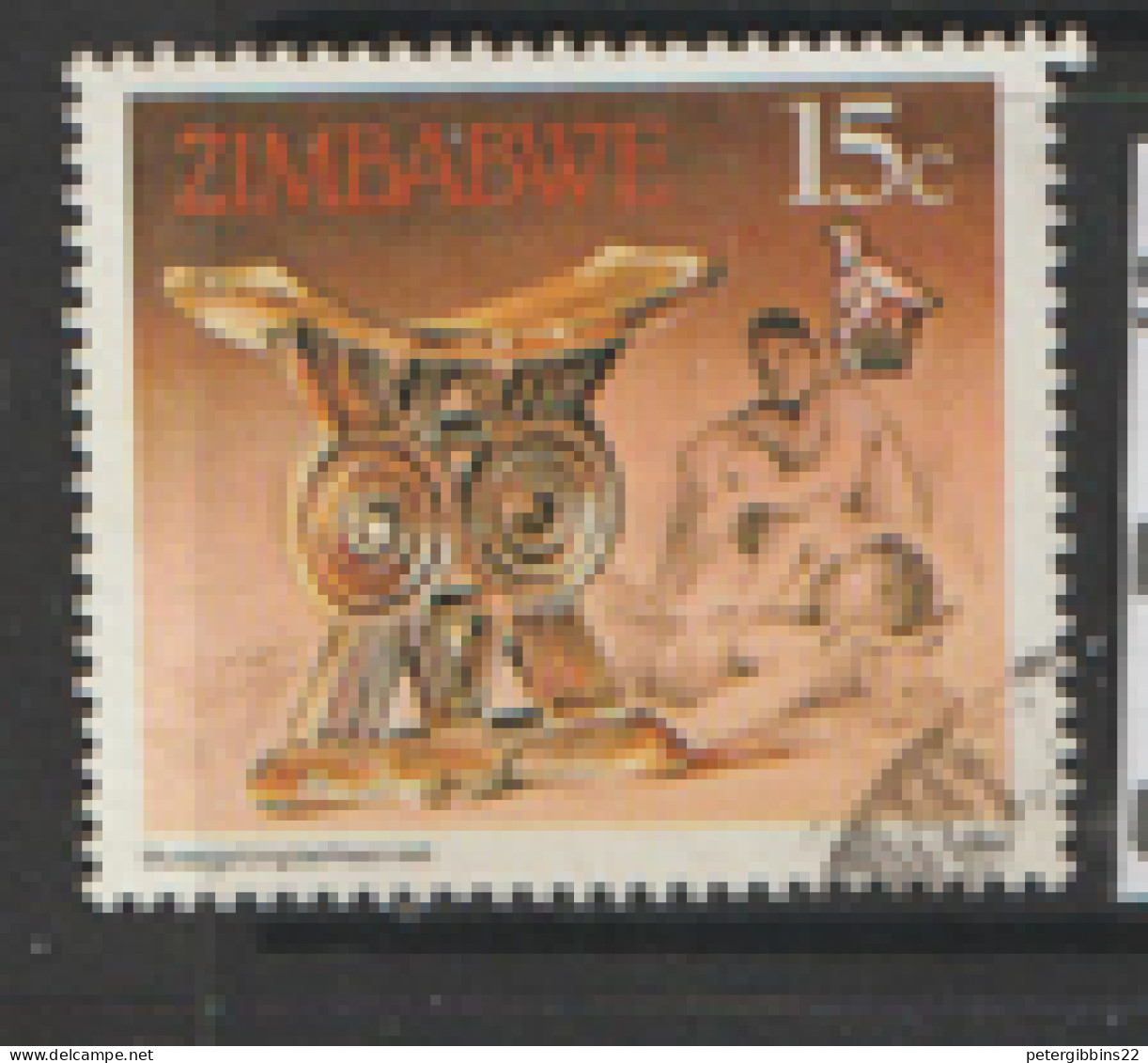 Zimbabwe  1990  SG  774  Headrest     Fine Used - Zimbabwe (1980-...)