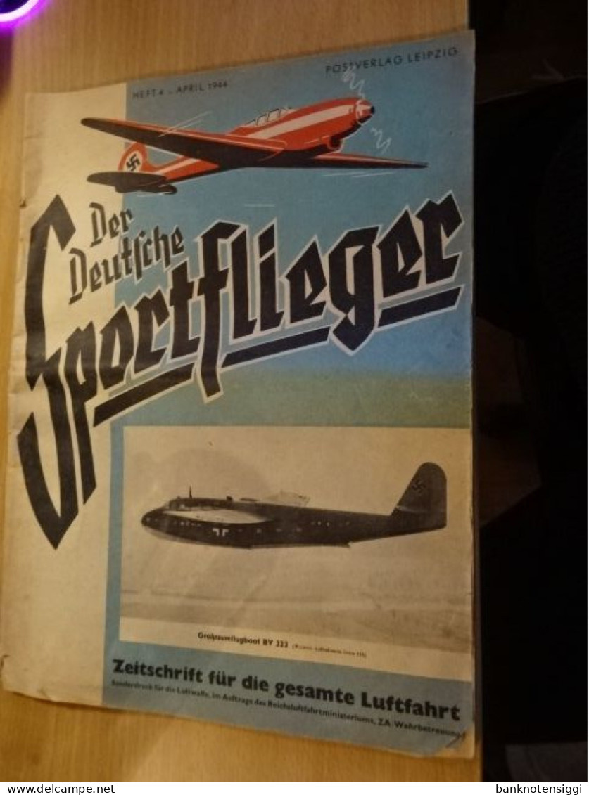 Der Deutsche Sportfieger. Heft Nr.4. April 1944 - German