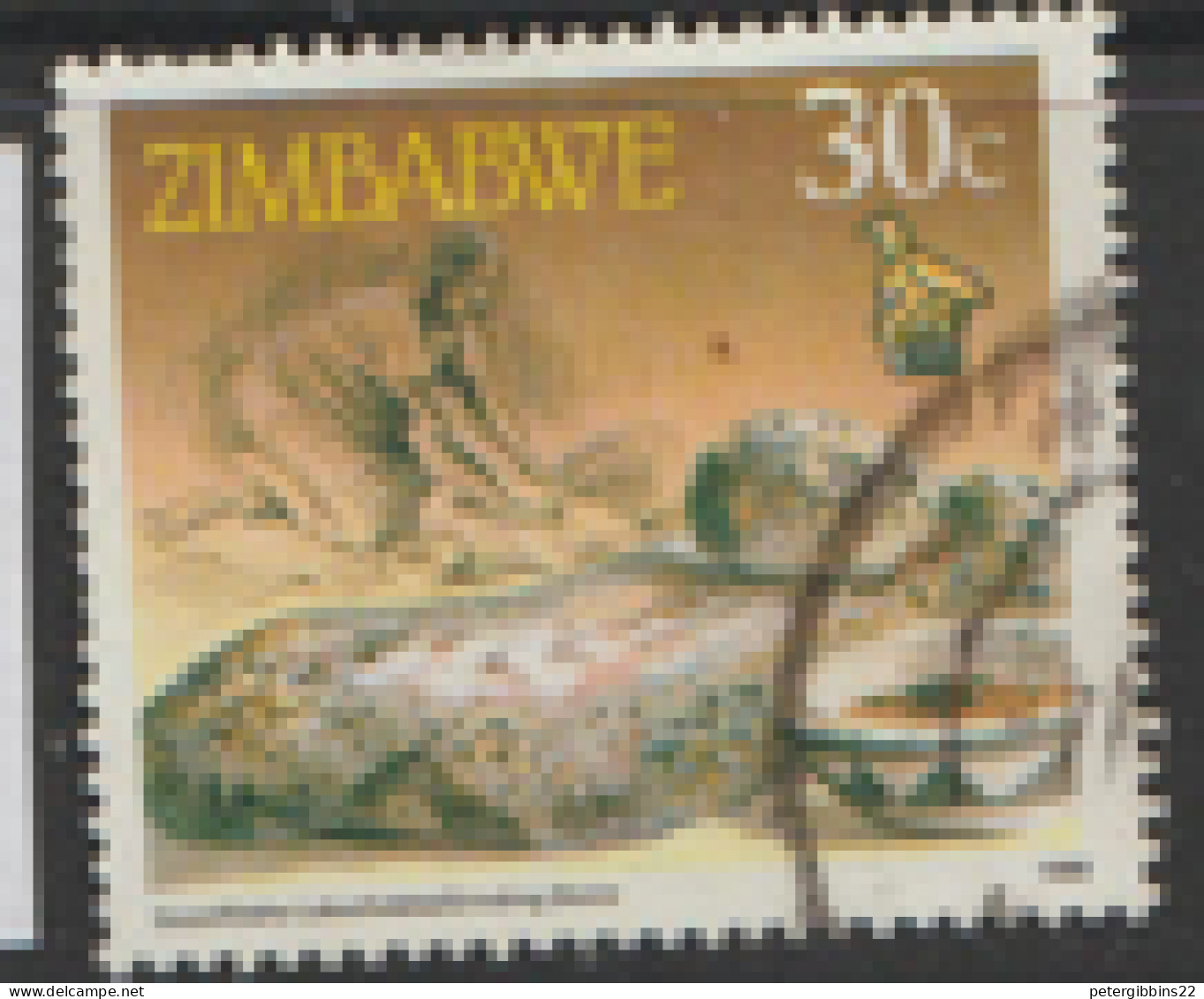 Zimbabwe  1990  SG  779   Grinding Stone   Fine Used - Zimbabwe (1980-...)