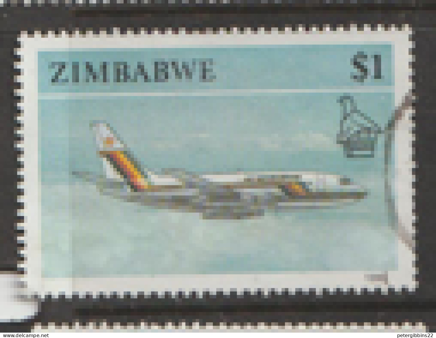 Zimbabwe  1990  SG  784  Boeing 737  Fine Used - Zimbabwe (1980-...)