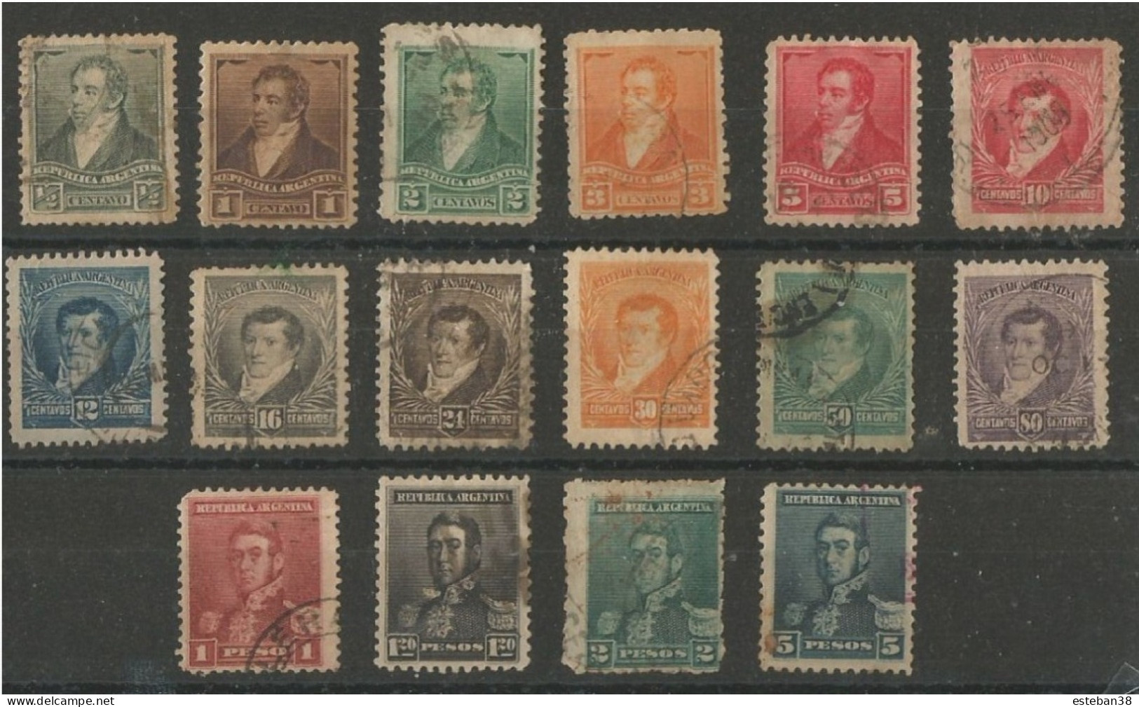 1892 Proceres - Used Stamps